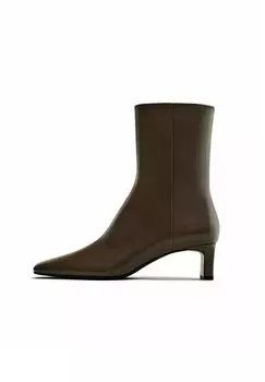 Классические ботильоны Massimo Dutti, коричневый