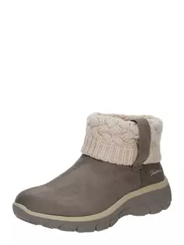 Классические ботильоны SKECHERS Ankle Boots EASY GOING - COZY WEATHER, серо-коричневый