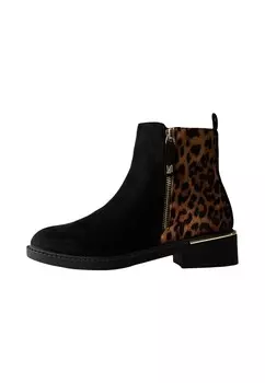 Классические ботильоны SUEDETTE LEOPARD New Look, коричневый