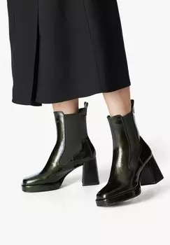 Классические ботильоны Tamaris, зеленый
