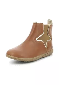 Классические ботильоны VERMILLON Kickers, коричневый