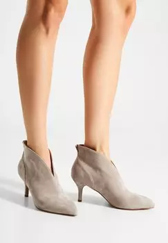 Классические ботильоны Woden, бежевый