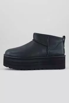 Классические ботинки на плоской платформе Ultra Mini Ugg, черный