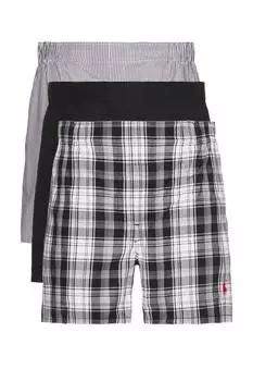 Классические боксеры из хлопка, bengal stripe, stockton plaid & polo black