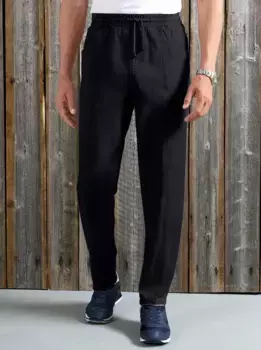 Классические брюки без застежки Classic, черный