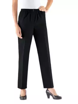 Классические брюки без застежки Classic, черный