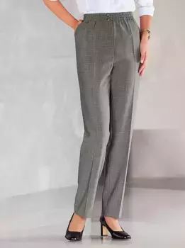 Классические брюки без застежки Classic, серый