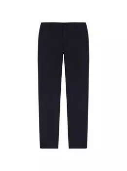 Классические брюки из шерсти EMPORIO ARMANI, тёмно-синий