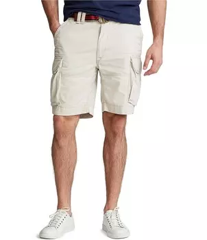Классические брюки-карго свободного покроя Polo Ralph Lauren Big & Tall 10 Шорты по внутреннему шву, бежевый