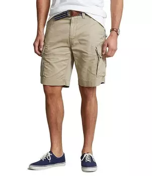 Классические брюки-карго свободного покроя Polo Ralph Lauren Big & Tall 10 Шорты по внутреннему шву, бежевый