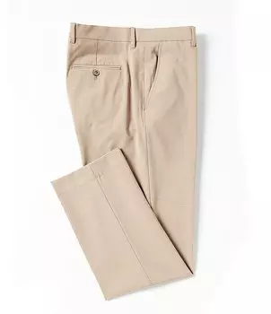 Классические брюки премиум-класса с плоской передней частью Perry Ellis, бежевый