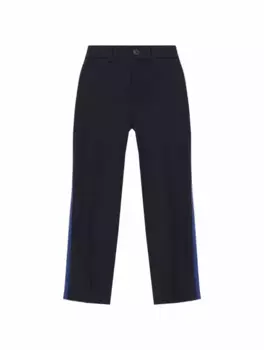 Классические брюки с логотипом Dolce&Gabbana, тёмно-синий