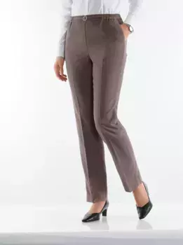 Классические брюки со складками Classic, шоколадный