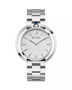 Классические часы, 40 мм Bulova, цвет White
