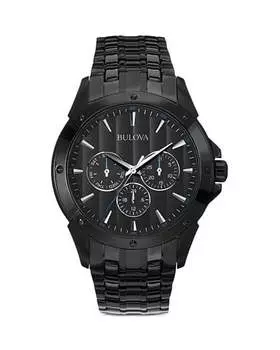 Классические часы, 43 мм Bulova, цвет Black