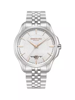 Классические часы-браслет из нержавеющей стали / 42 мм Kenneth Cole