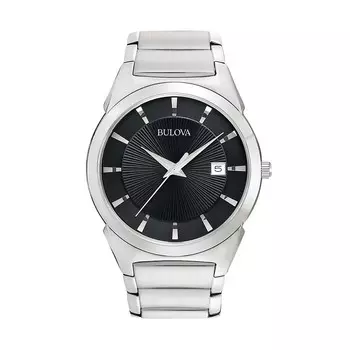 Классические часы Bulova Dress из нержавеющей стали — 96B149 — Для мужчин, цвет Silver