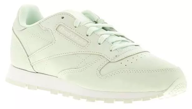 Классические детские кроссовки мятного цвета Reebok, белый