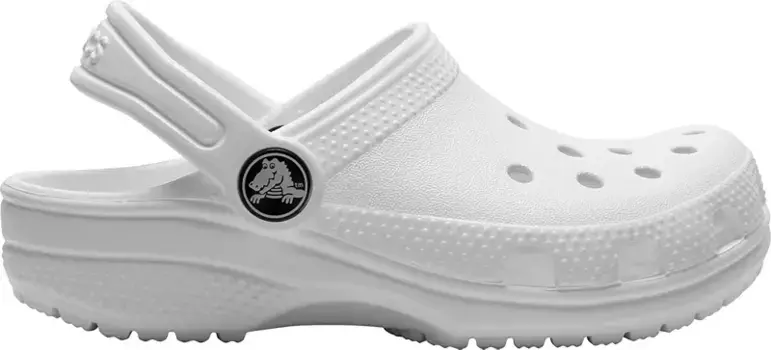 Классические детские сабо Crocs, белый