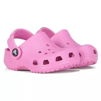 Классические детские сабо Littles Crocs, цвет taffy pink