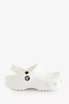 Классические детские сабо унисекс Crocs, белый