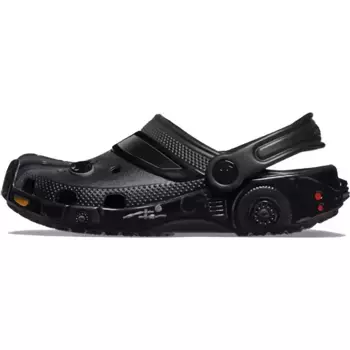 Классические детские сандалии Clog Kids Crocs, цвет Black/Yellow