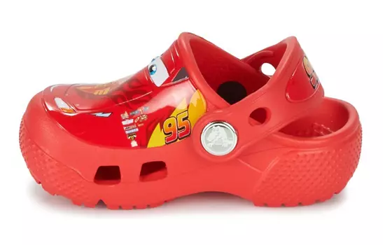 Классические детские сандалии Clog Kids красные Crocs