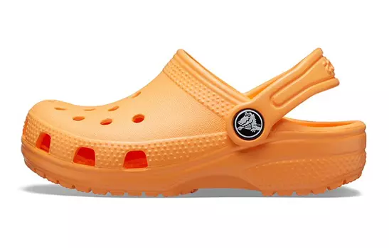 Классические детские сандалии Clog Kids Melon Orange Crocs