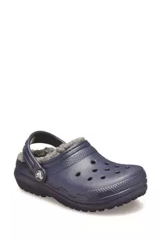 Классические детские сандалии на подкладке Crocs, синий