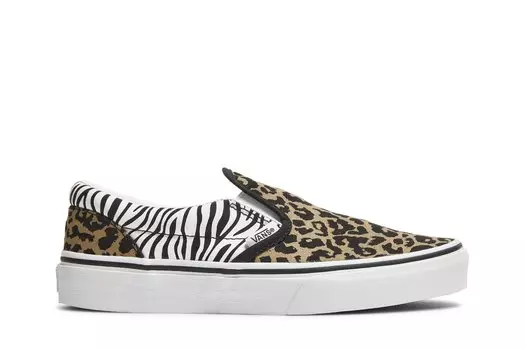 Классические детские слипоны Vans, коричневый