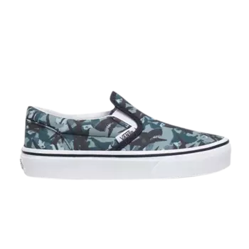 Классические детские слипоны Vans, синий