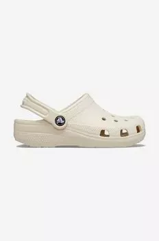 Классические детские тапочки Crocs, бежевый
