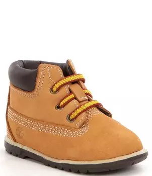 Классические детские туфли для кроватки из нубука Timberland (для младенцев), бежевый