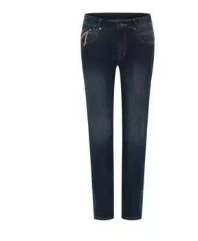 Классические джинсы из денима кро сюзанна C.Ro, синий