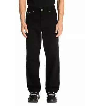 Классические джинсы Regular Fit черного цвета Versace Jeans Couture, черный