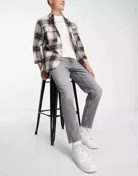 Классические джинсы серого цвета ASOS DESIGN