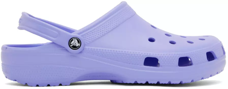 Классические фиолетовые сабо Crocs