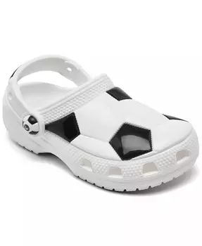 Классические футбольные сабо для малышей от Finish Line Crocs, белый