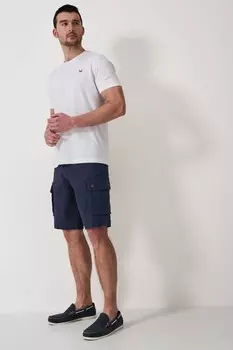 Классические хлопковые шорты Crew Clothing Company, синий