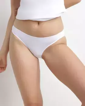 Классические хлопковые трусики Dim, белый