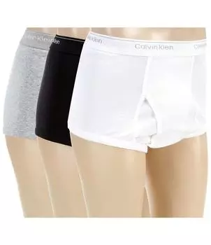 Классические хлопковые трусы Calvin Klein Big & Tall, 3 шт., серый