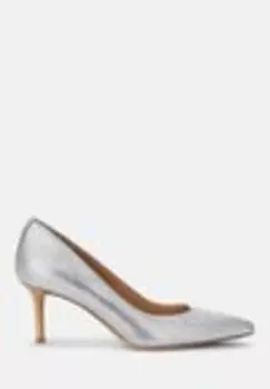 Классические каблуки LANETTE CLOSED TOE Ralph Lauren, серебряный