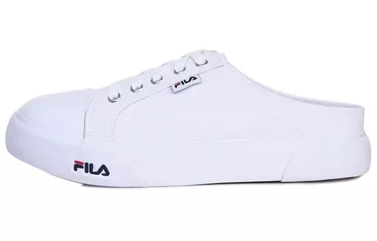 Классические кеды Kicks унисекс с низким верхом белого цвета Fila