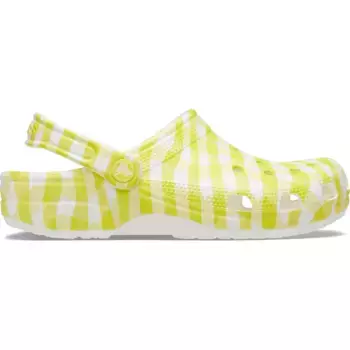 Классические клетки в клетку U Crocs Сабо унисекс, жёлтый