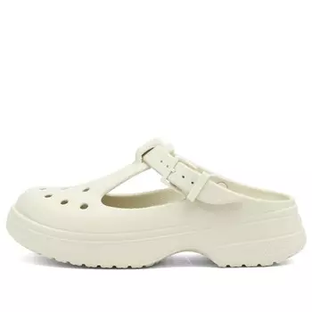 Классические клоги Mary Jane Crocs, цвет linen