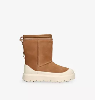 Классические короткие замшевые сапоги для погодных условий Ugg, коричневый
