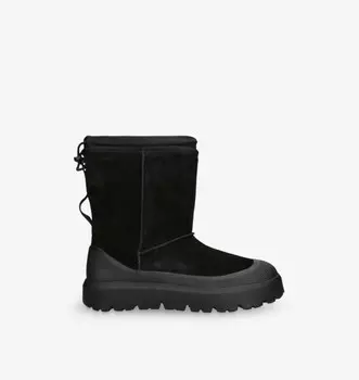 Классические короткие замшевые сапоги для погодных условий Ugg, черный