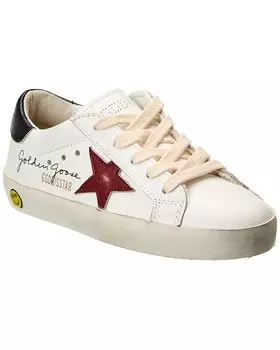 Классические кожаные кроссовки Golden Goose Superstar, белый