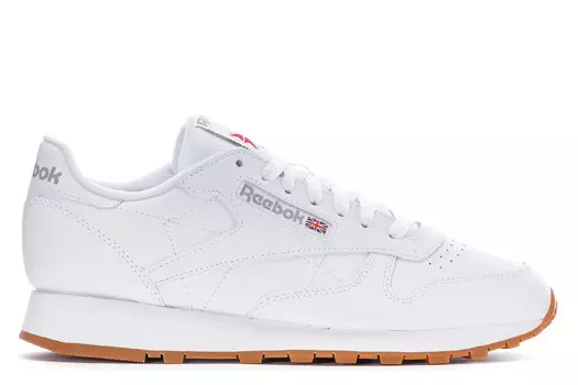 Классические кожаные кроссовки Reebok, белый