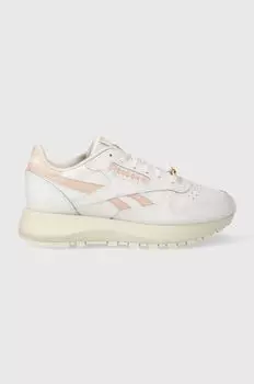 Классические кожаные кроссовки Reebok Classic, белый